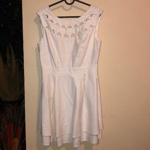 Off-White Cut-Out Dress